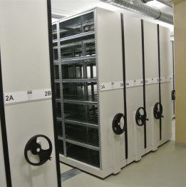 Pojazdné policové regály MOBIRACK